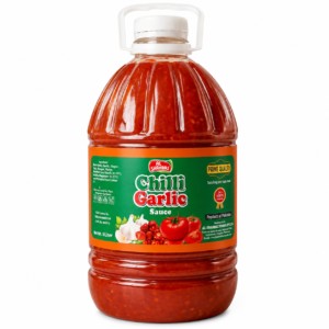 Al Shahbaz Chilli Garlic Sauce 5L – Premium Quality Hot & Spicy Garlic Chili Sauce for Restaurants & Home Use Pakistan