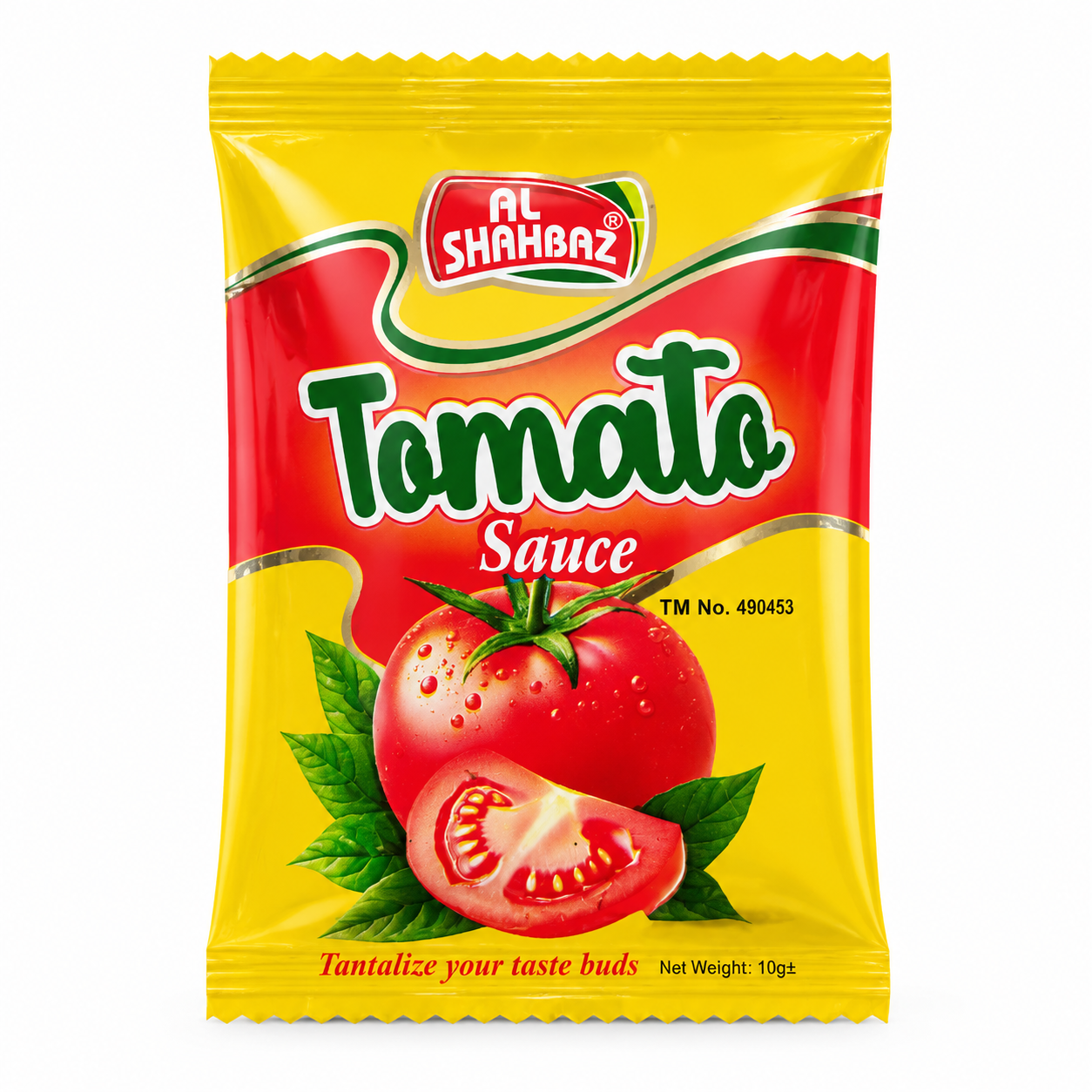 Al Shahbaz Tomato Sauce Sachet 10g β Fresh, Tasty & Hygienically Packed Ketchup Sachet