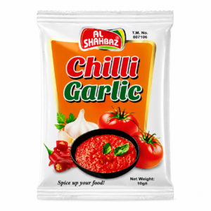 Al Shahbaz Chilli Garlic Seasoning Sachet 10g – Spicy Garlic Chili Flavor Mix for Noodles, Rice & Snacks
